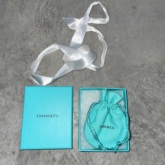 Tiffany & Co. 925 Silver Blue Enamel Kyote Postcard Charm! Rare retired … - Picture 7 of 9